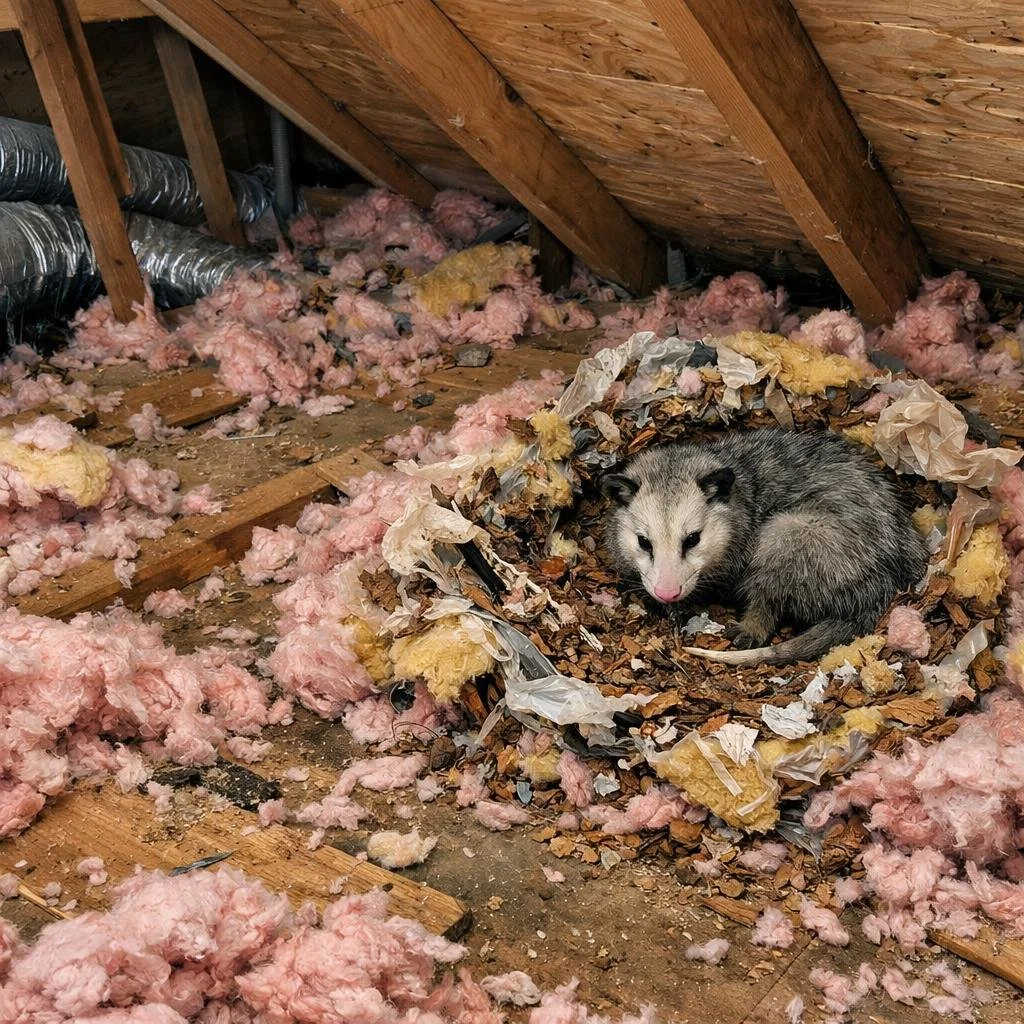Opossum Removal and Exclusion