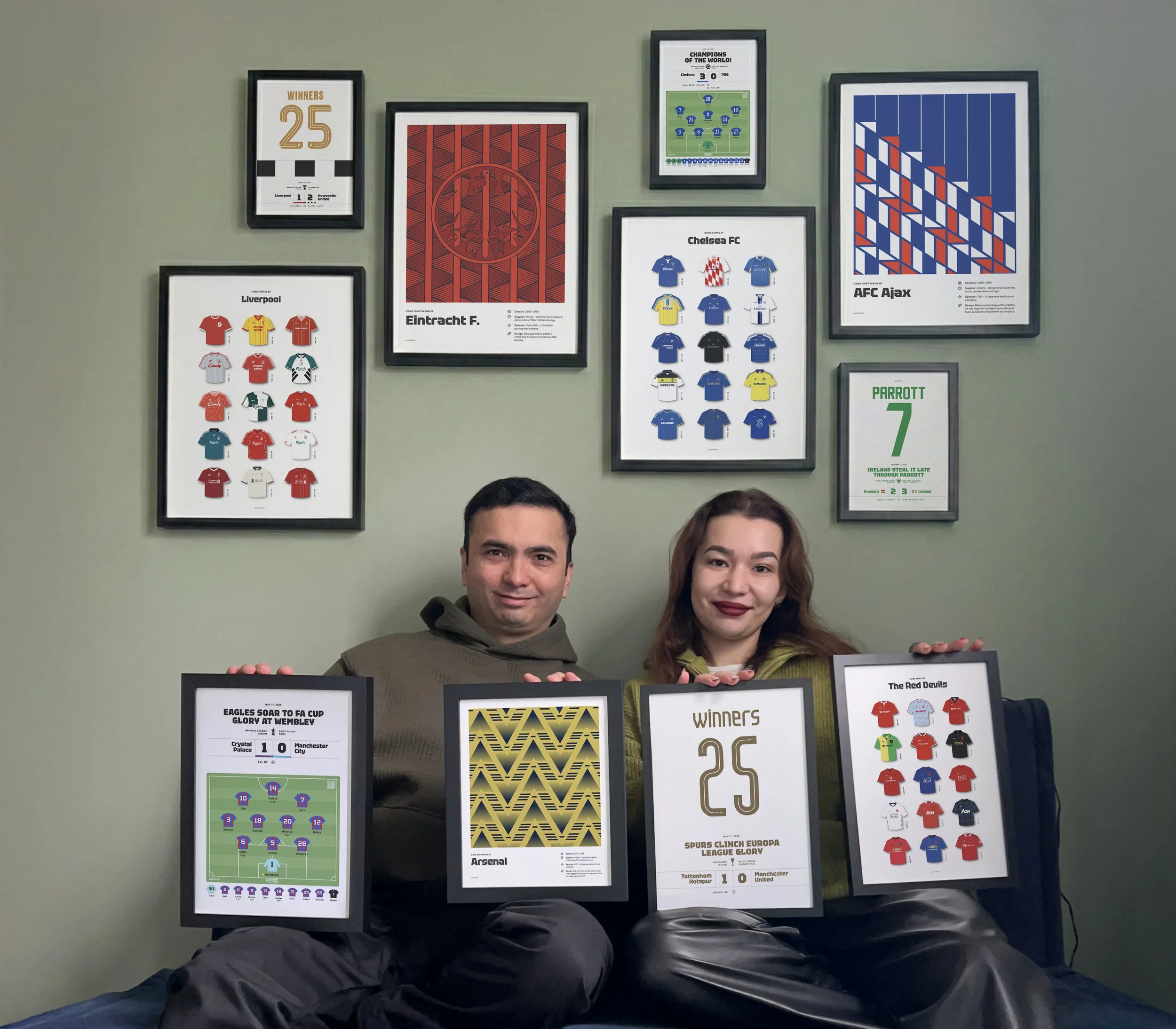 Sherzod & Dilafruz. Printletix family run business