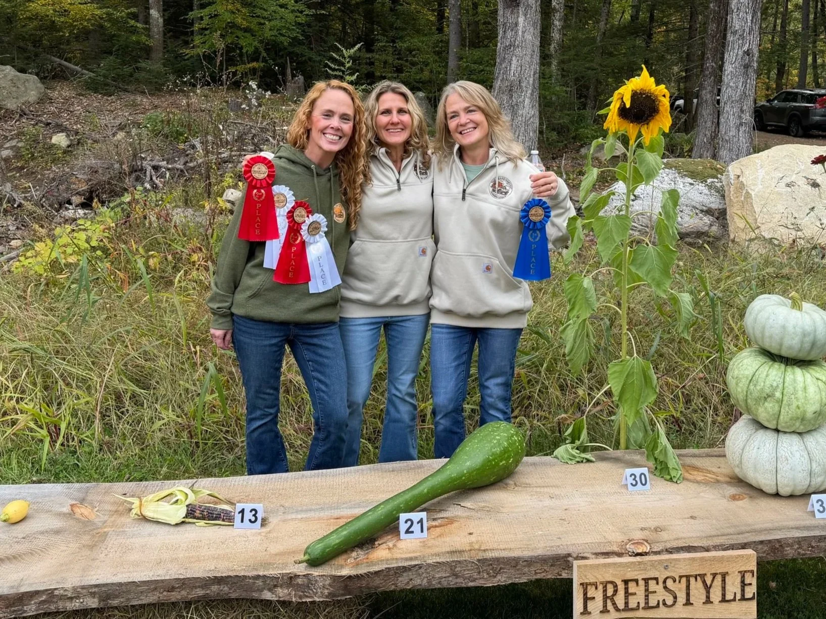 Freestyle Competition Winners - Julie (1st), Cathy (2nd), Heather (3rd)
