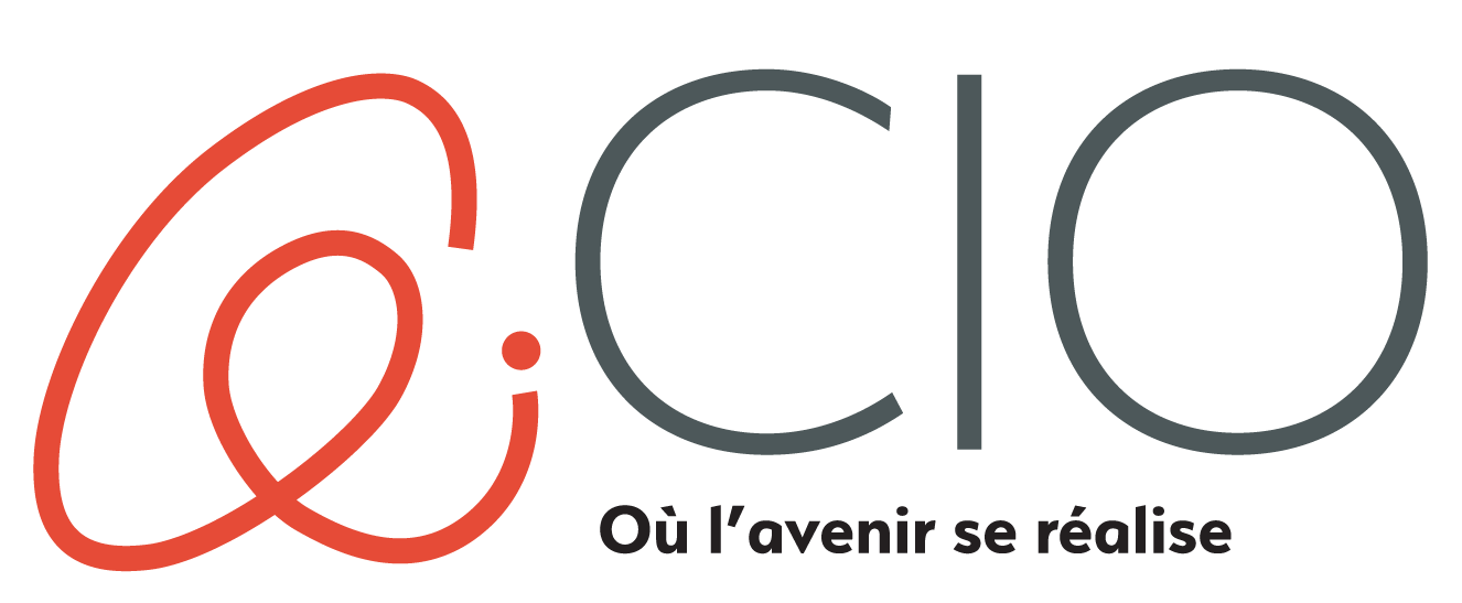Logo for a company named 'OCI' with orange interconnected letters O and C