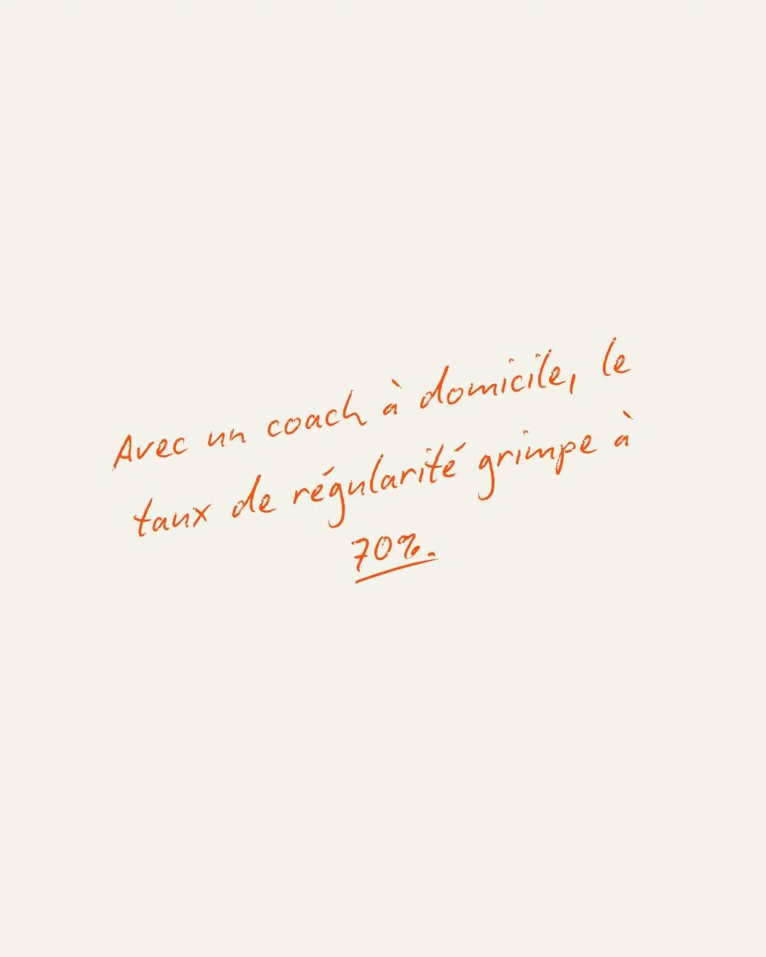 Le savais-tu ? 🧠 La motivation ne suffit pas, c&rsquo;est la structure qui gagne.

Glisse pour d&eacute;couvrir les chiffres qui vont changer ta vision de l&rsquo;entra&icirc;nement. ➡️

Le chiffre qui nous anime chez One Shot ? Les 70% de r&eacute;