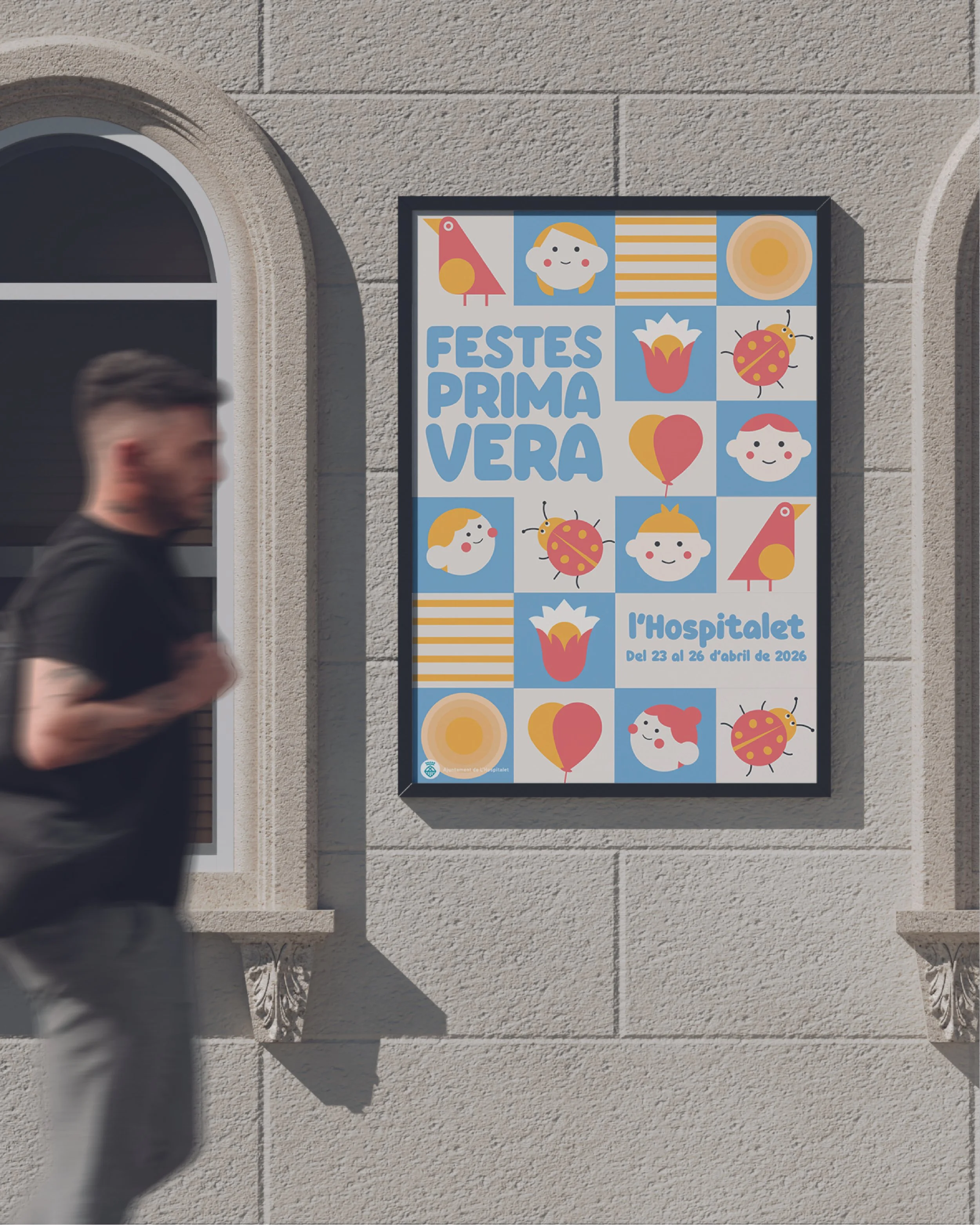 Cartel de las fiestas de primavera de l'Hospitalet - 2026