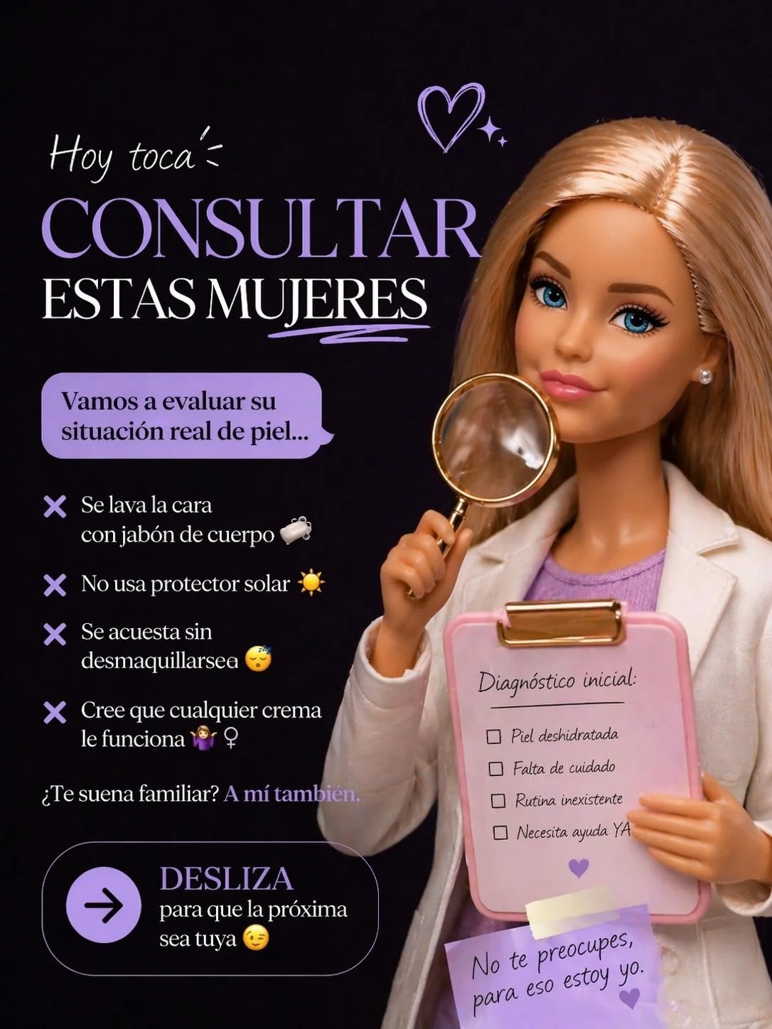 No es que tu piel est&eacute; &ldquo;mala&rdquo;&hellip;
es que no la est&aacute;s cuidando correctamente.

Veo esto TODOS los d&iacute;as en mis clientas 👀
Peque&ntilde;os errores = grandes consecuencias.

Tu piel es una inversi&oacute;n, no una op