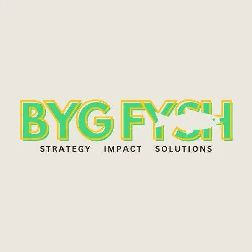 🚨✨ We&rsquo;ve got a new look! ✨🚨
Introducing the refreshed BYG FYSH logo &mdash; bold, fresh, and rooted in our mission:
Strategy &bull; Impact &bull; Solutions 🌊
Because every small win creates BIG waves. 💡💚
📲 Visit us at www.bygfysh.com to l