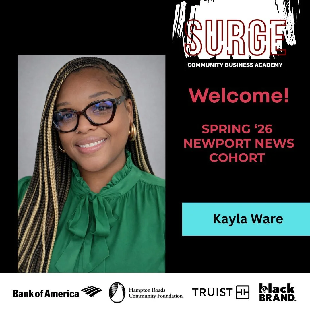 God is really doing His thing in my life 🤍✨

I&rsquo;ve been selected for the Spring &lsquo;26 Newport News Cohort with the Surge Community Business Academy!! @blackbrandbiz 

This season is all about growth, alignment, and continuing the work I lov