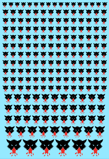A6 - Bloodmaws Great Company Space Wolves Transfer Sheet