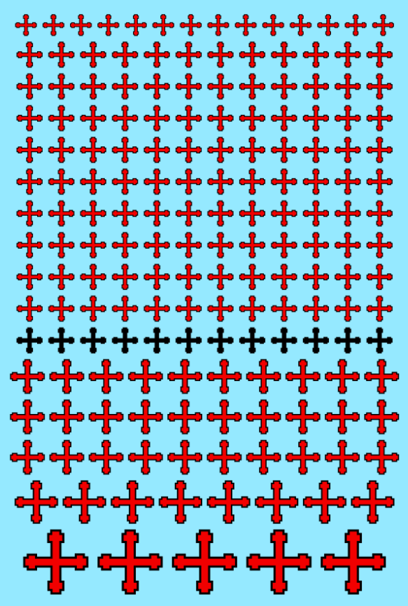 A6 - Fire Crosses Transfer Sheet