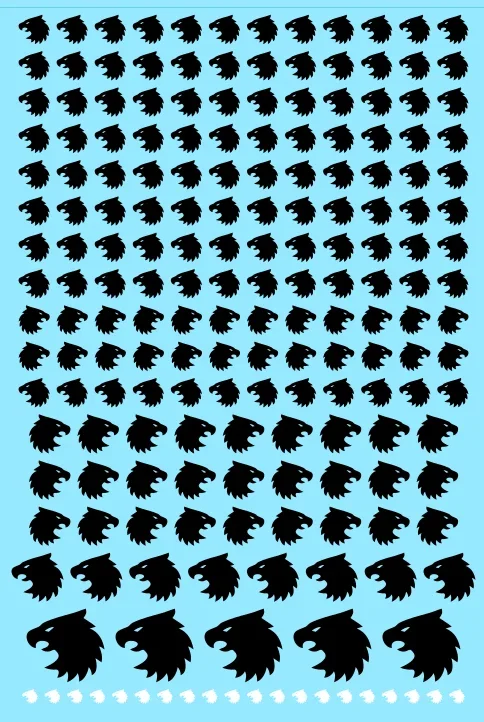 A6 -  Necropolis Hawks Transfer Sheet