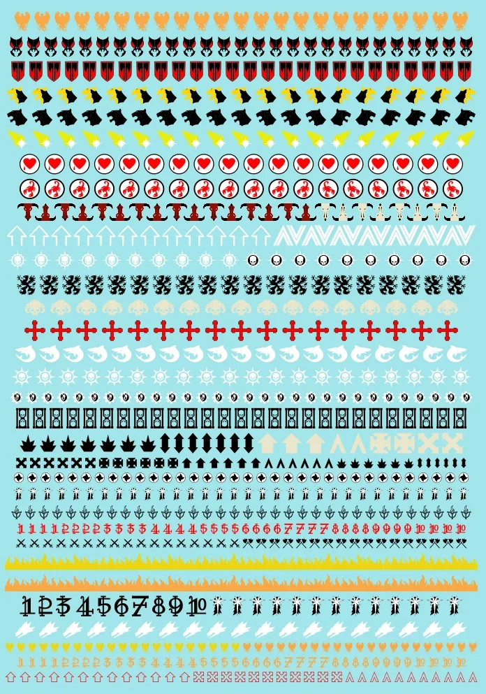 A5 - Badab War All Chapters Sample Sheet