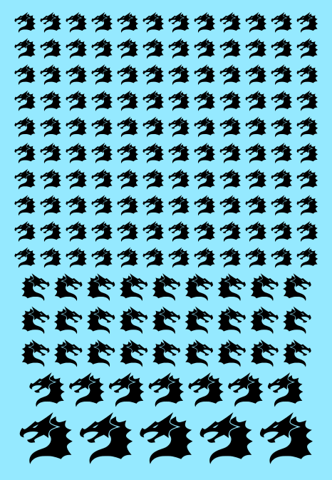 A6 - White Drakes Transfer Sheet
