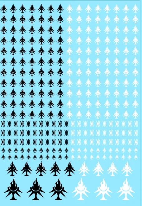A6 - Blackshields True Flame Horus Heresy Transfer Sheet
