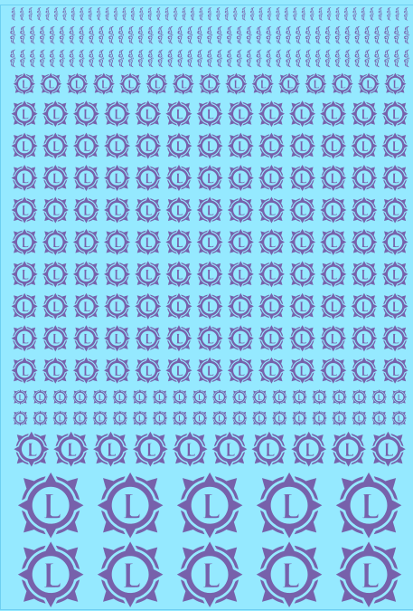 A6 - Purple Swirl Host Black Renegades Custom Transfer Sheet