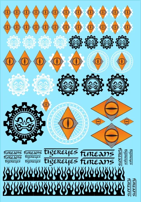 A4 - Legio Fureans Tiger Eyes Adeptus Titanicus Full Size 28mm Scale