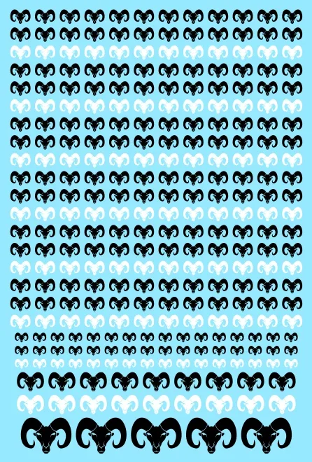 A6 - Salamanders Saturnine Rams Transfer Sheet