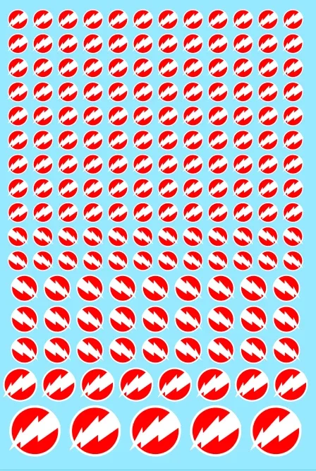 A6 -  Black Guard Transfer Sheet