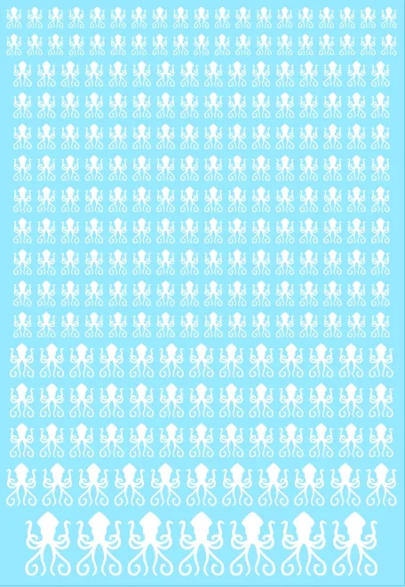 A6 - Dark Krakens Transfer Sheet