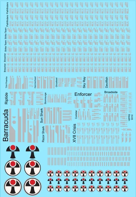 A6 - Tau Sept Markings - Farsight Enclaves Transfer Sheet