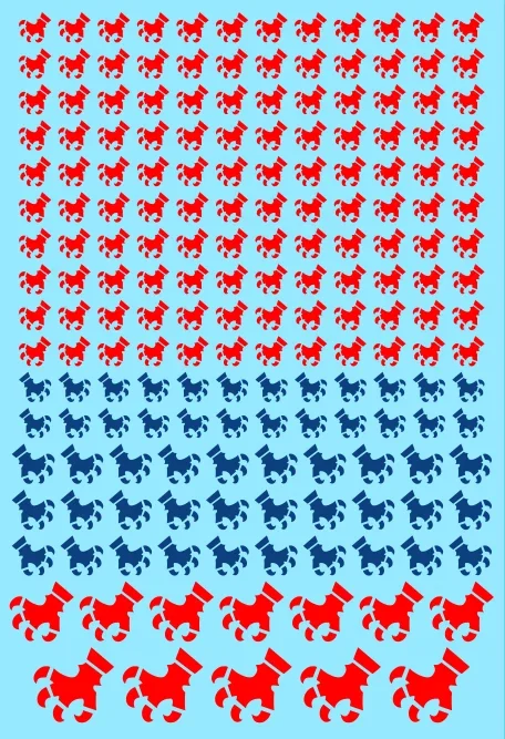 A6 - Red and Blue Claws Transfer Sheet