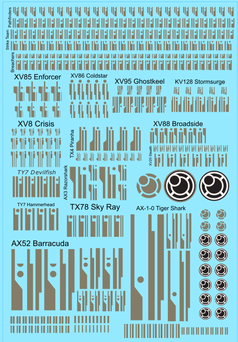 A6 - Tau Sept Markings - Kor'tal Transfer Sheet