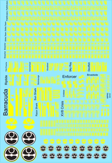 A6 - Tau Sept Markings - Ke'Lshan Kel'shan Transfer Sheet