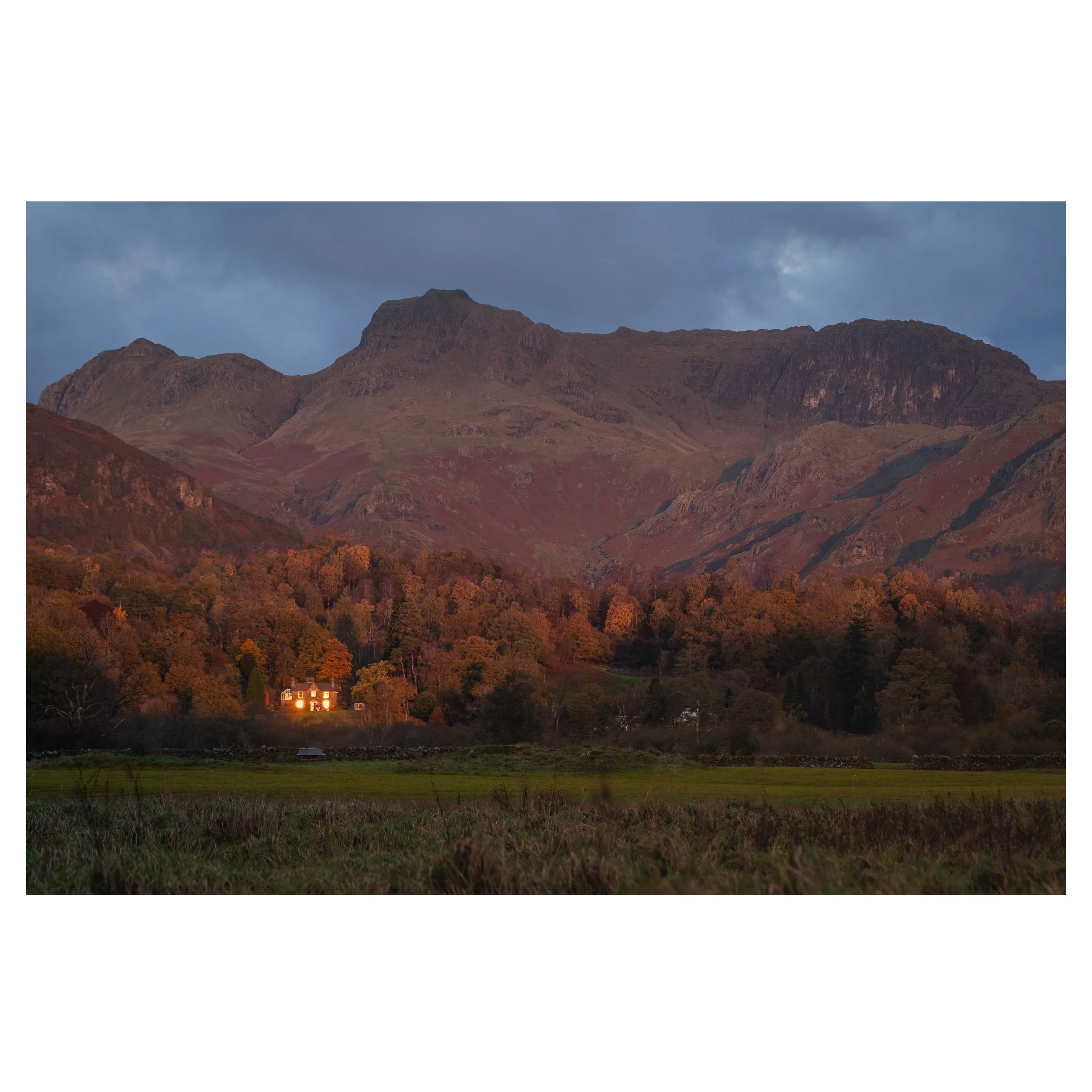 Autumn Sunrise at Langdale Pikes