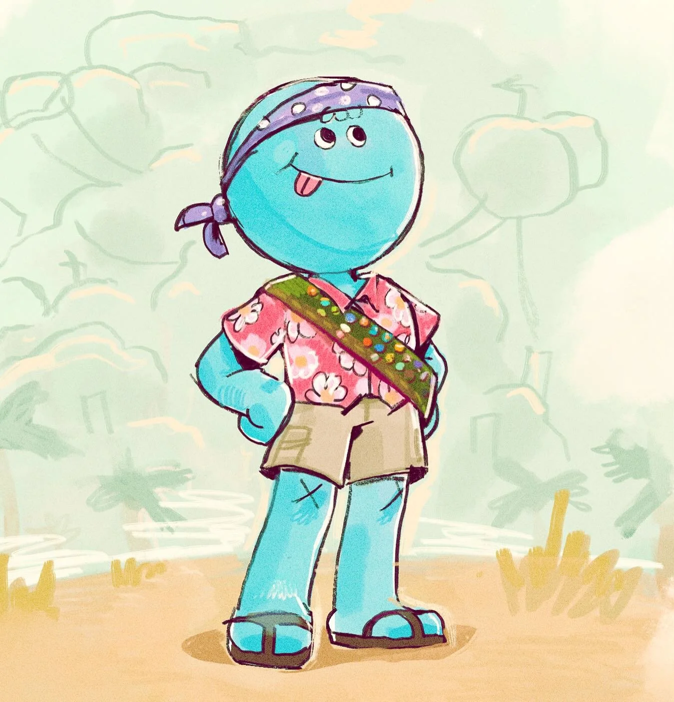 Wanted to draw my scout (: peak is so so good #peak @aggrocrab @landfall_official