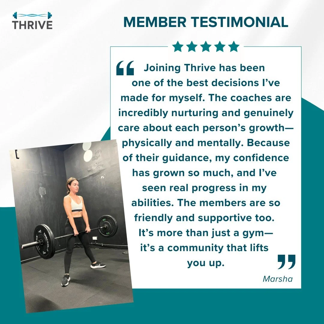 &quot;Joining Thrive has been one of the best decisions I&rsquo;ve made for myself&quot;

Still not sure if we are the right gym for you? Come try us out and see why our members love us- you wont be disappointed!

 #cometrainwithus #gymlife #thrive #