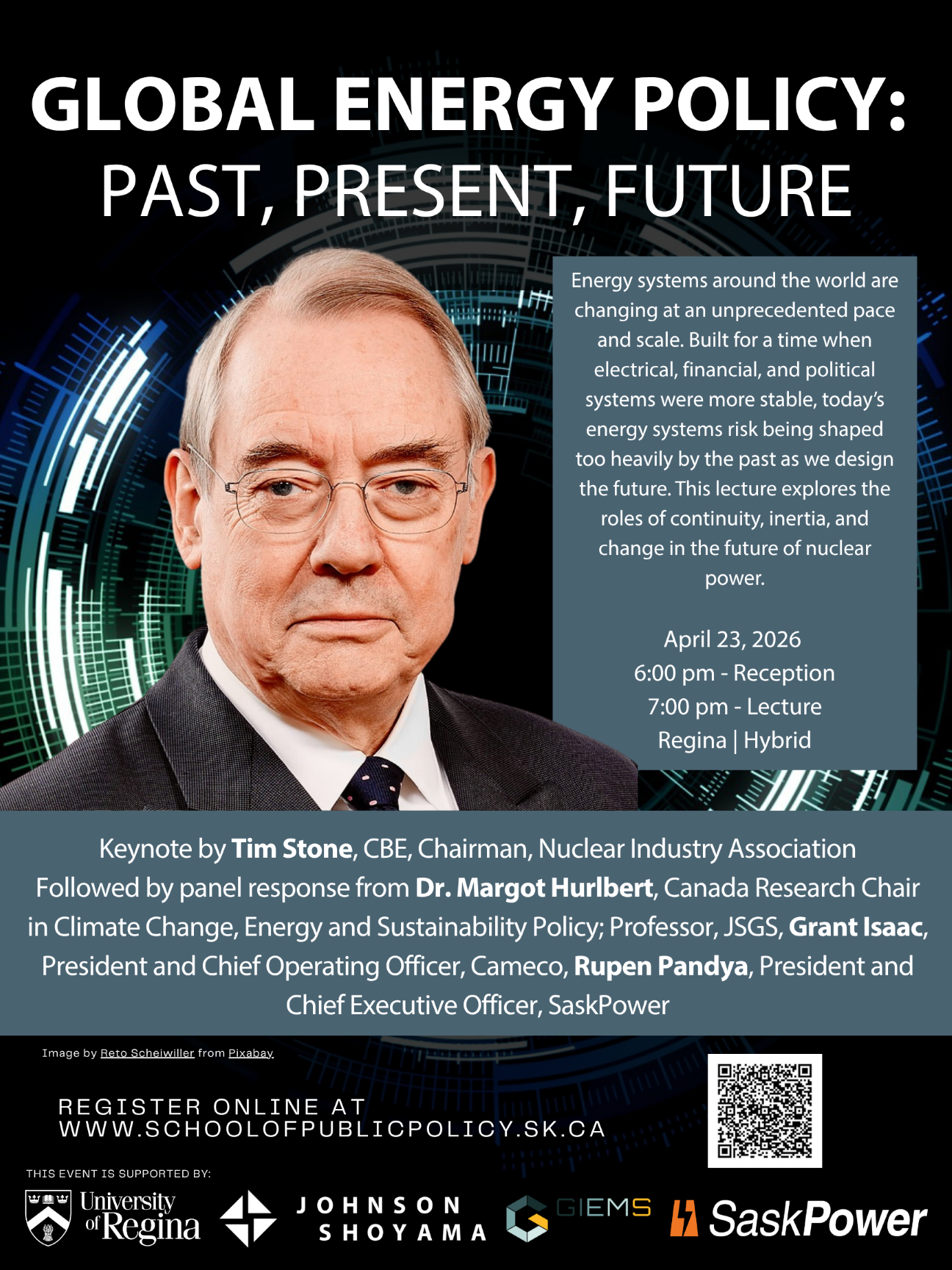 Upcoming Public Lecture: Global Energy Policy and the Future of Nuclear Energy
