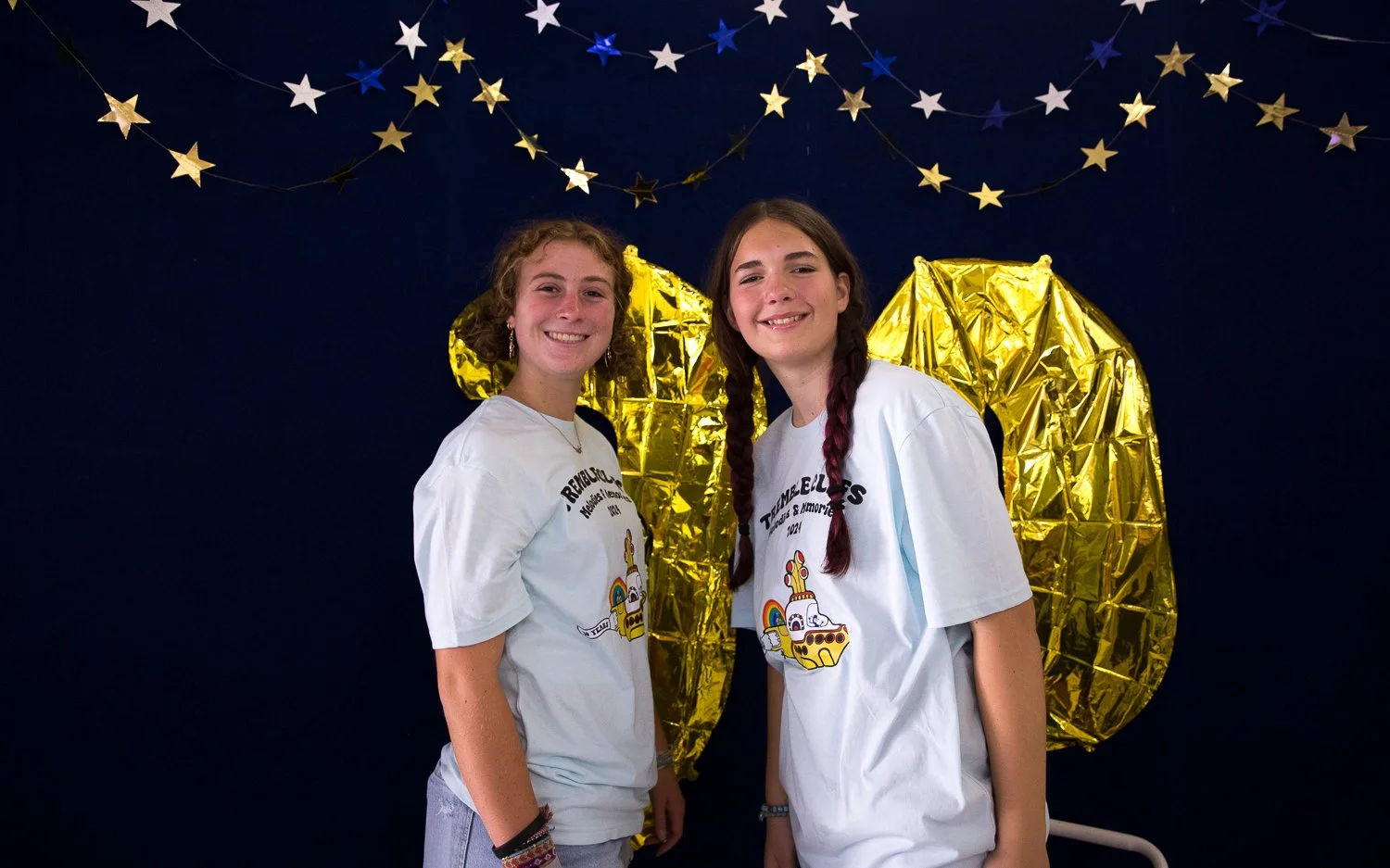 Two happy Junior Clefs volunteers