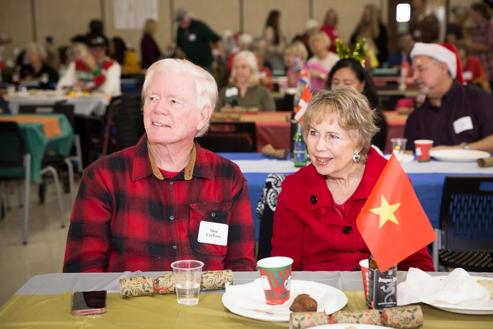 Photo of two long time members