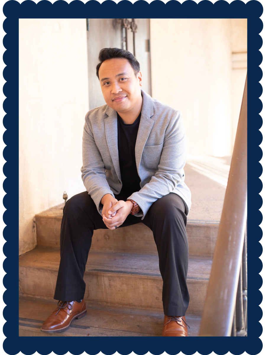 Framed photo of Matt Ignacio, Musical Director