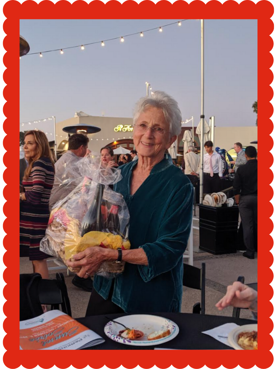 Framed photo of founder Karen Helsey