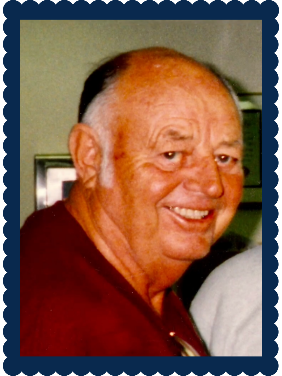 Framed photo of Ned Brooks