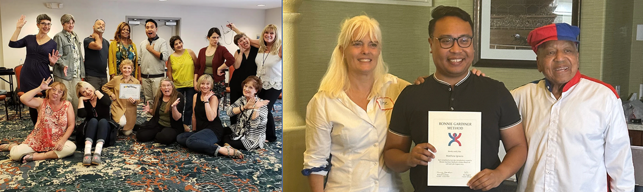 Photos of Matt Ignacio's program certifications