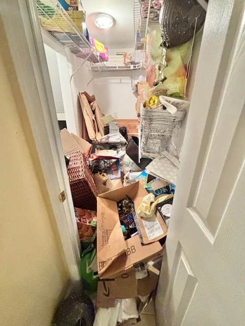 Client Storage Closet - Before