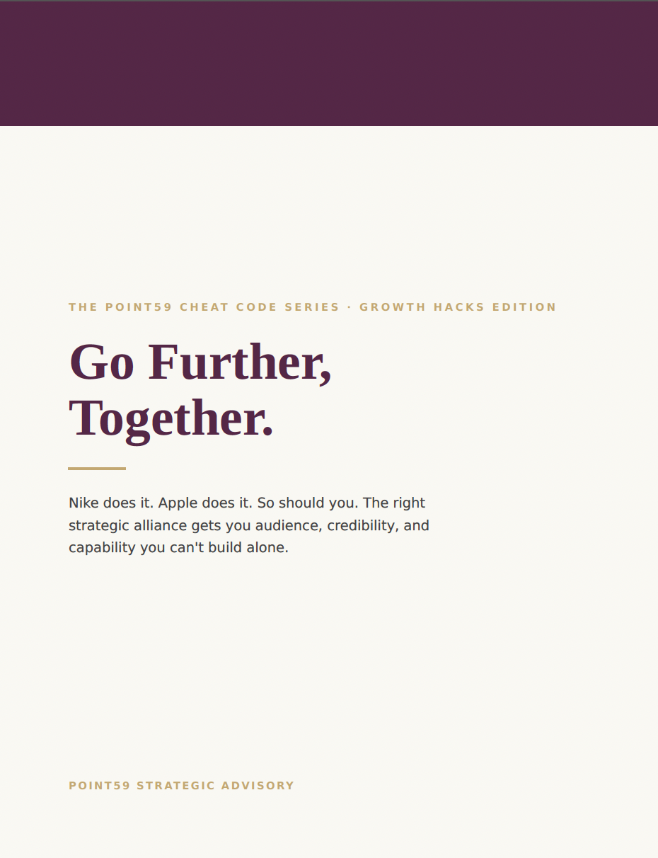 Go Further, Together