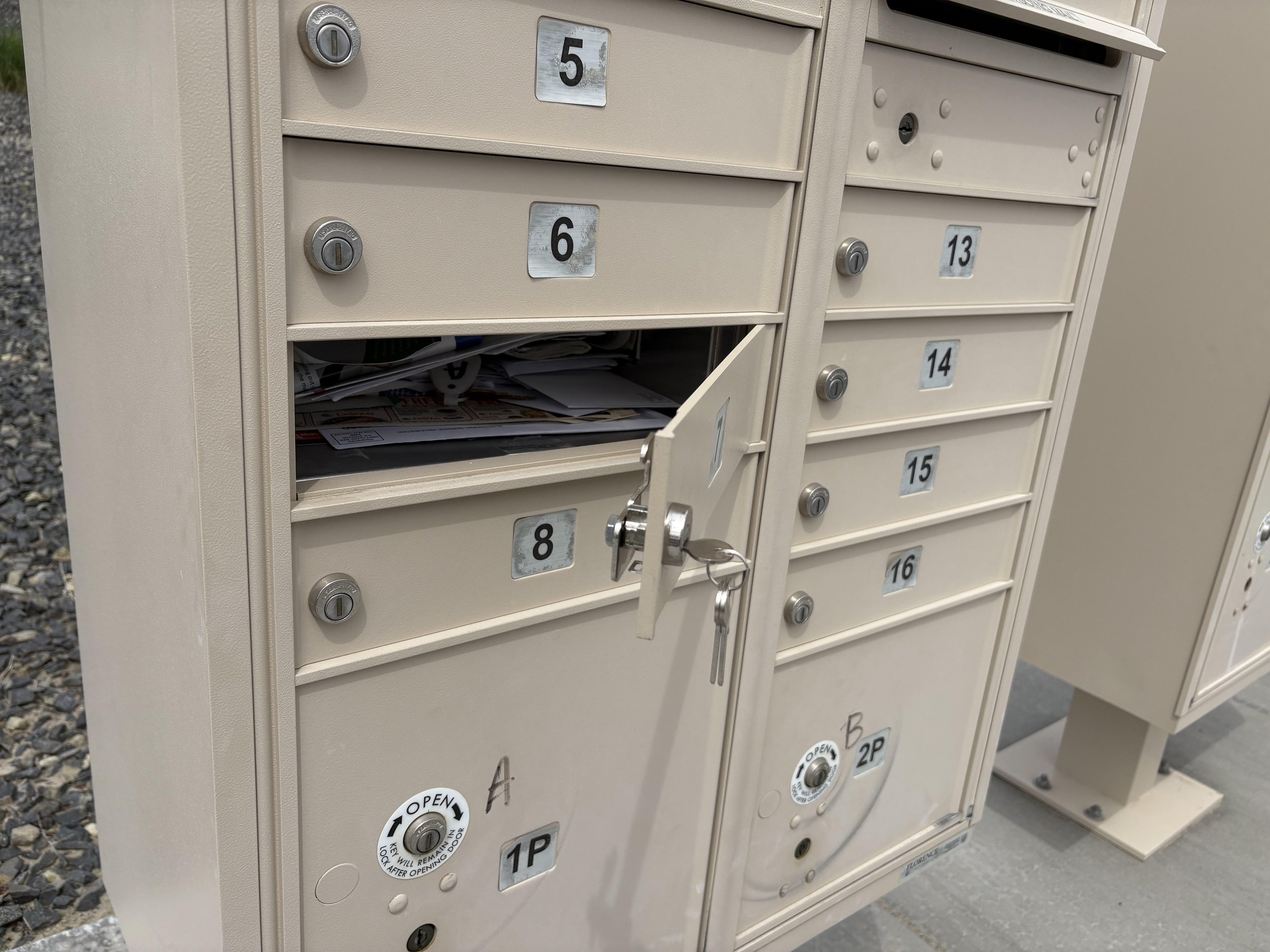 Mailbox Lock Replacement (Community & Cluster Boxes)