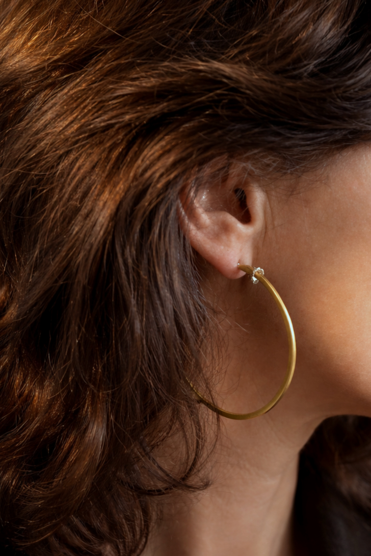 Seed Earrings in Bronze and Silver