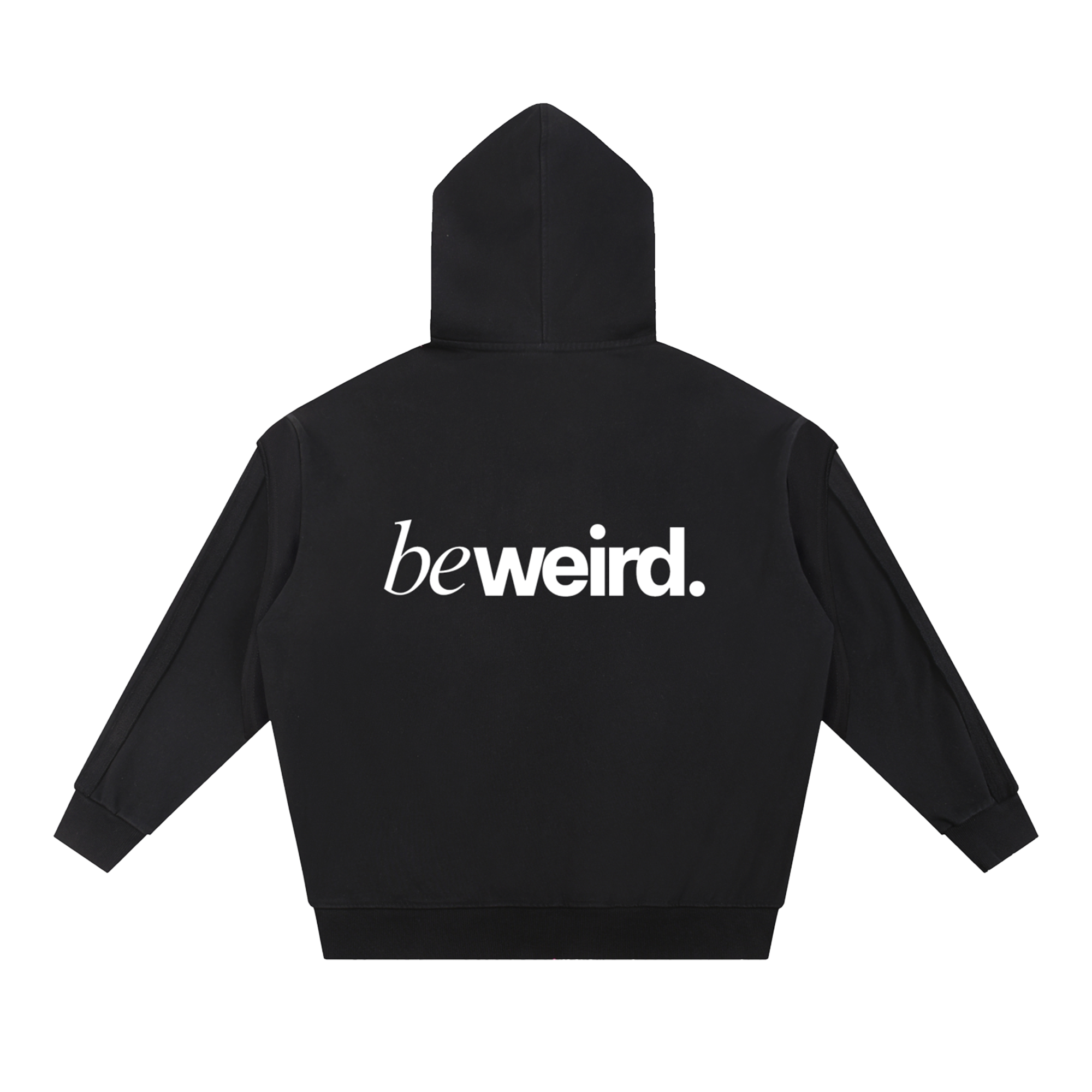 Hoodie Number Two - Be (Black/White)