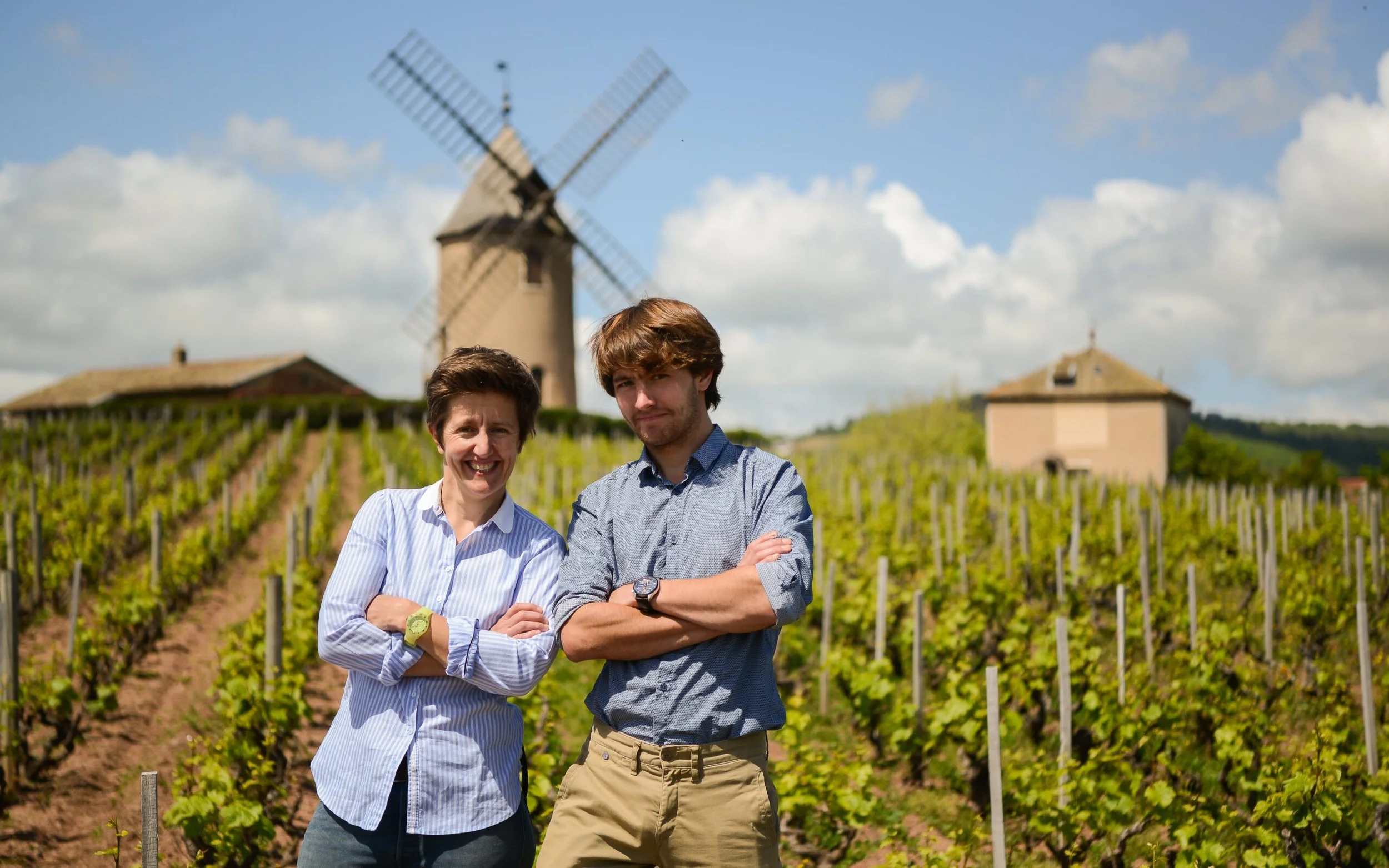Domaine Anita winery in Beaujolais, France, producing elegant Gamay and Chardonnay wines with freshness, fruit intensity, and expressive terroir character.