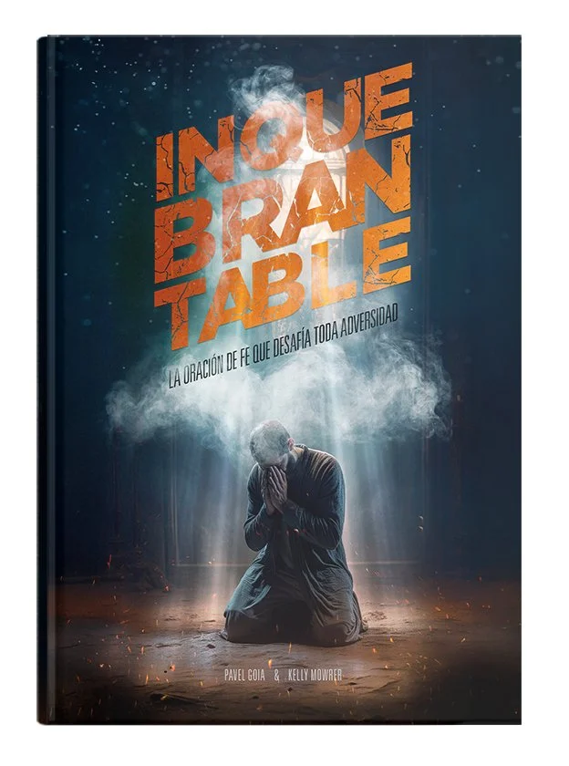 Diseño de portada, libro basado en una historia real sobre la importancia de la fe y la oración.