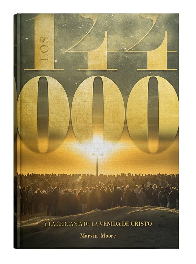 Diseño de portada, libro con desarrollo sobre profecías del Apocalipsis.