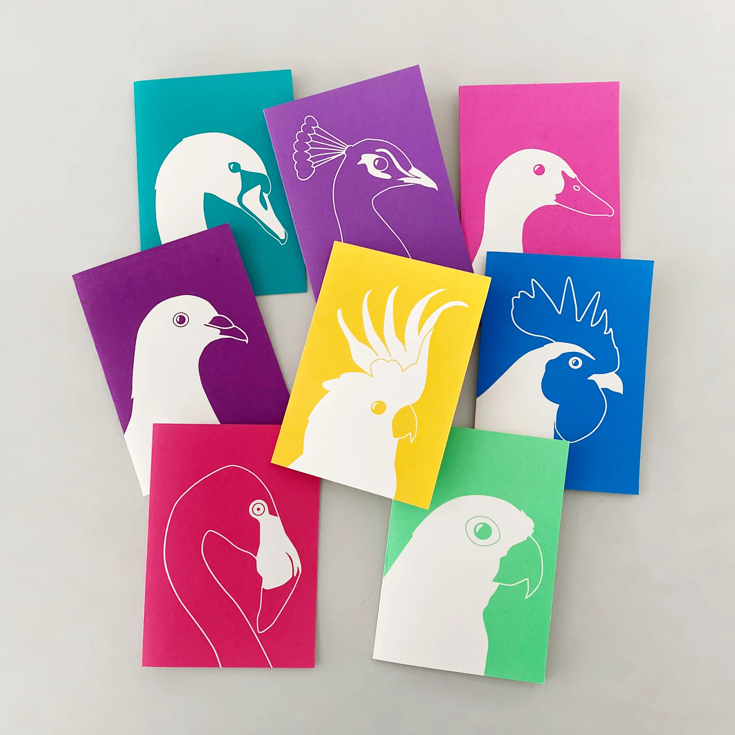 Pack of 8 Bird Greetings Cards