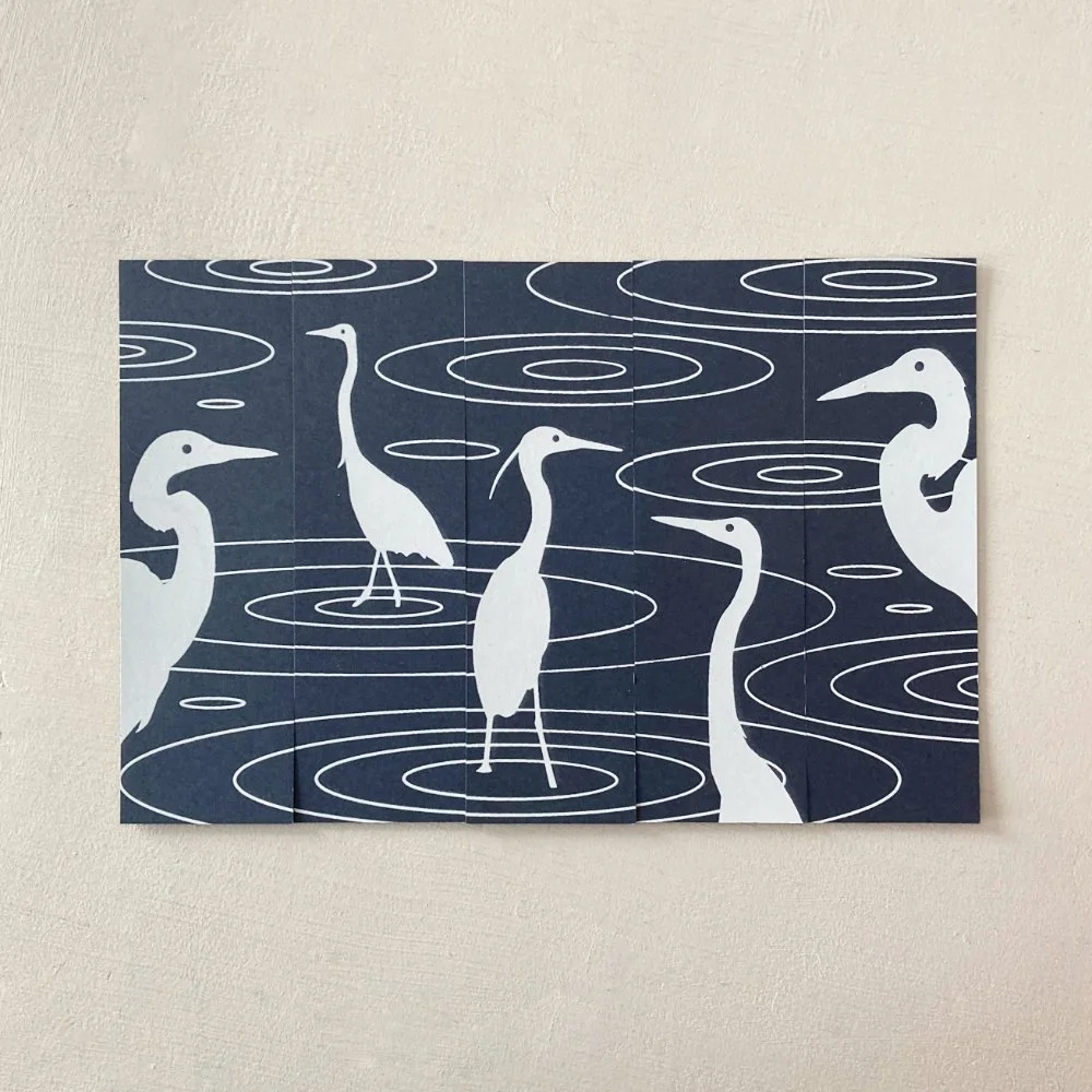 Egret bookmarks group together sq sm.jpg