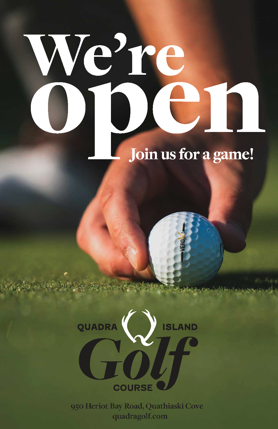 Quadra Island Golf Course Print Promo