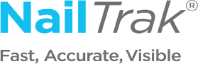 NailTrak logo with the tagline 'Fast, Accurate, Visible'