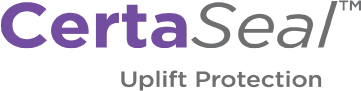 CertaSeal logo with the tagline Uplift Protection