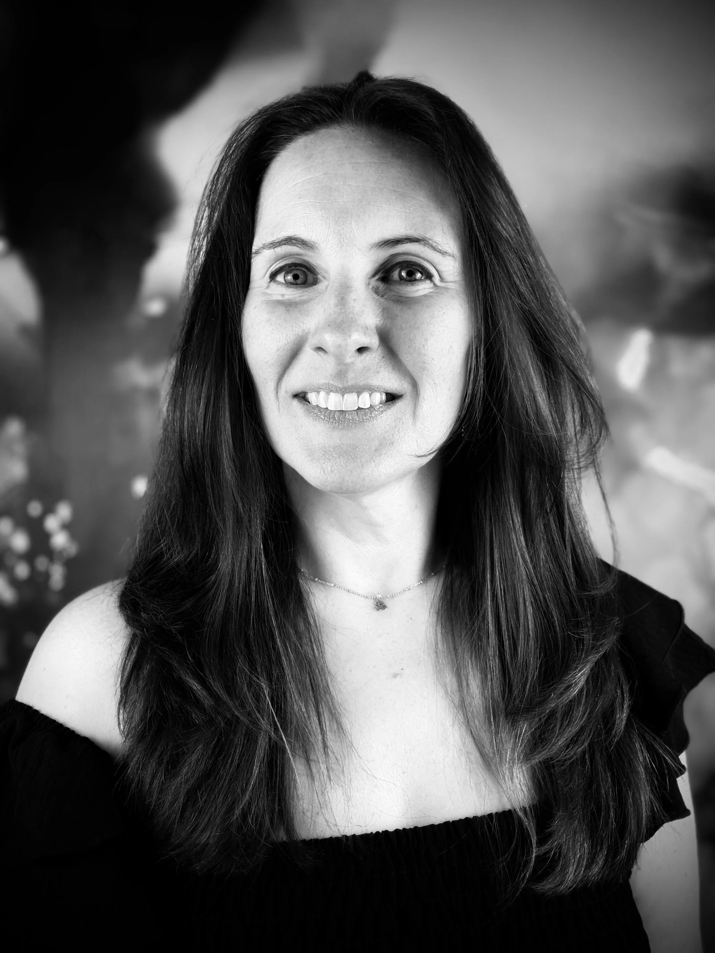 Black & white portrait of Resonant Metaphysics' founder.