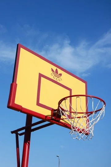 Gucci x Adidas Block Party on Melrose Place