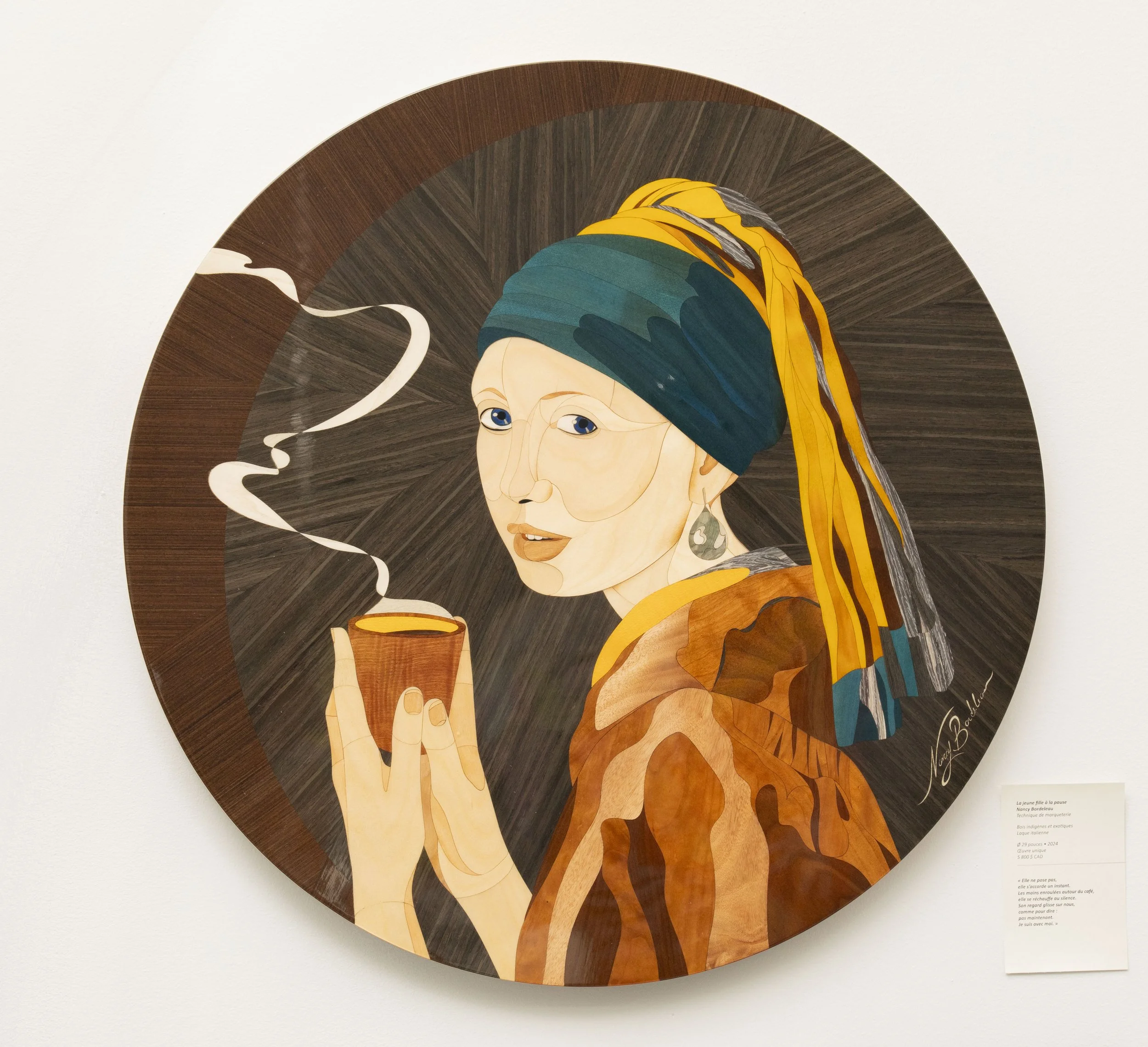 La jeune fille à la pause